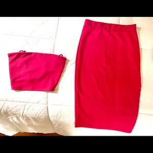 Pencil skirt & top